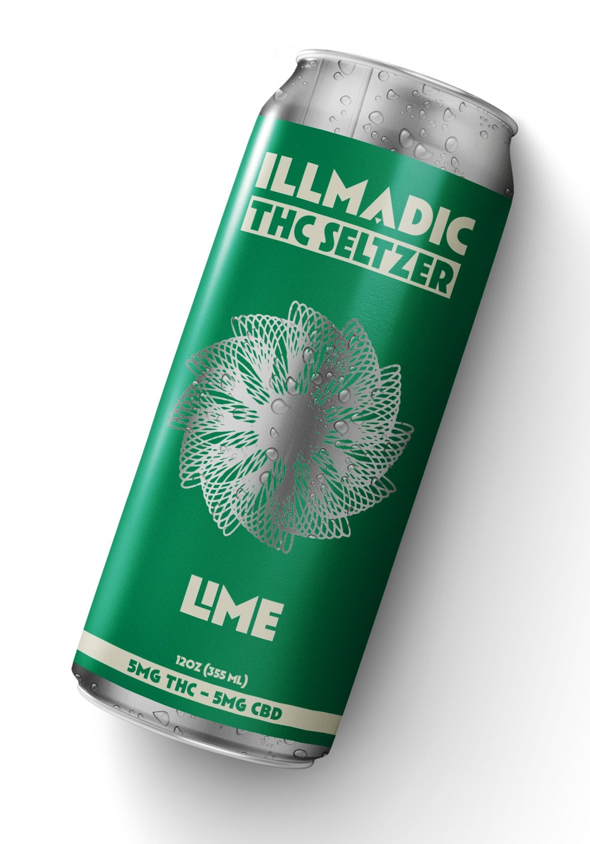 LIME SELTZER (5mg thc : 5mg cbd) 4pk/12oz