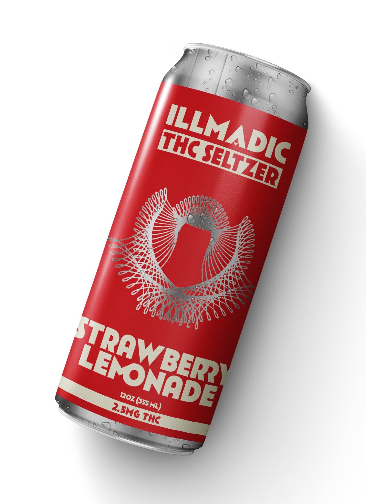 STRAWBERRY LEMONADE SELTZER (2.5mg thc) 4pk/12oz