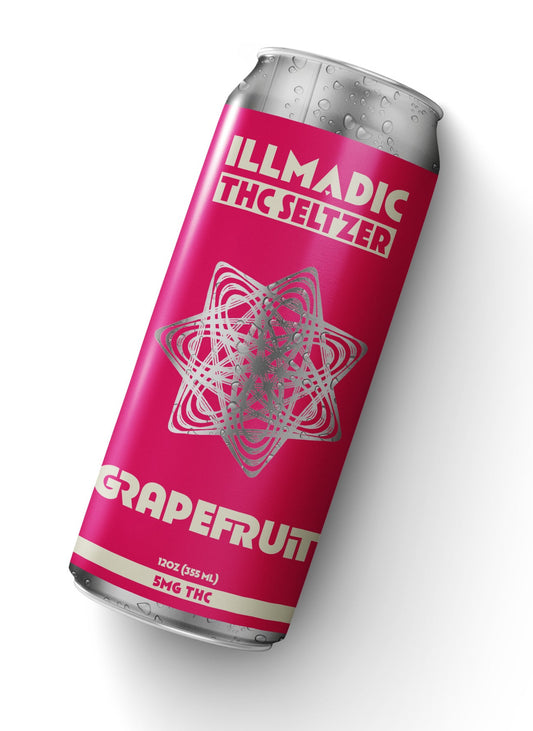 GRAPEFRUIT SELTZER (5mg thc) 4pk/12oz